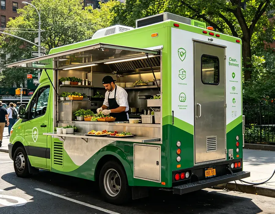 Electric Food Truck Revolution saa vauhtia vuonna 2026, kaupunkien hiilidioksidipäästöjen vähentäminen