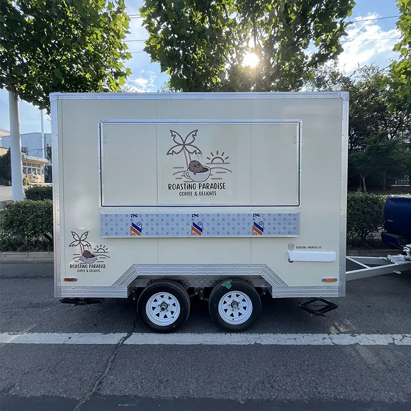 Kaupallinen koko keittiön mobiilitraileri